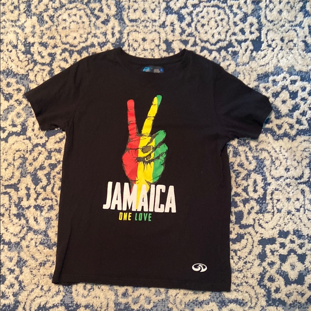 Jamaica One Love Black T-Shirt
